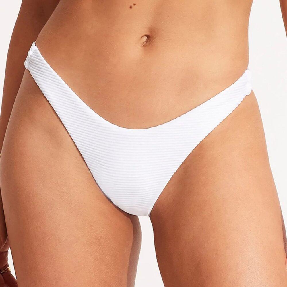 Seafolly High Cut Bikini Bottoms-NWT, Size 6